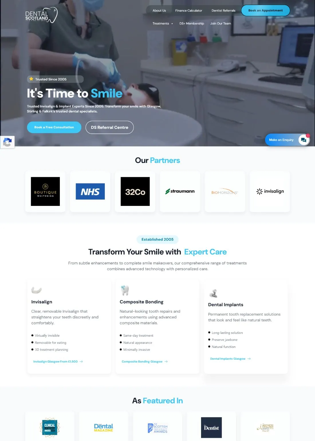 Dental Scotland website